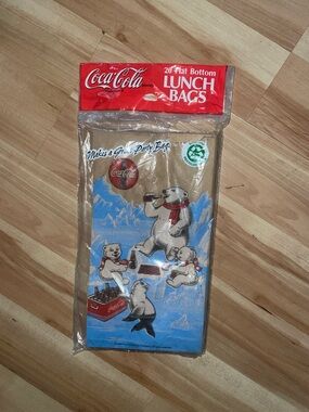 Vintage coca-cola lunch bags